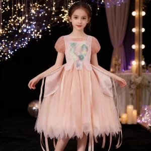 Children Wednesday Werewolf Same Ball Gown Enid Cosplay Costumes Christmas Evening Dress Girls Party Dresses Birthday Dress Gift